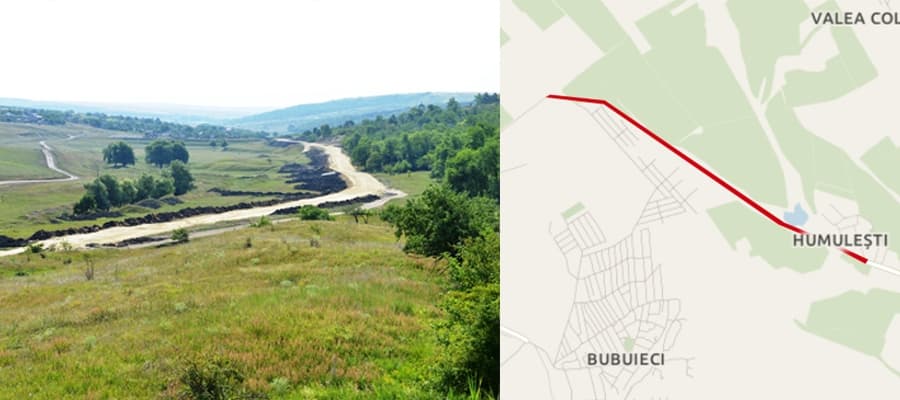 An access road in Chișinău municipality built under suspicious tender-rigging conditions