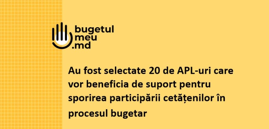 20 Local Authorities Selected to Implement Projects Boosting Citizen Participation in the Budget Process