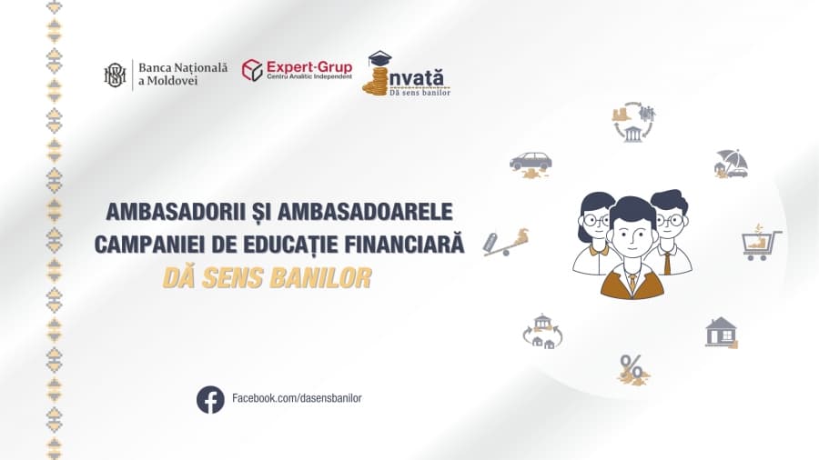 Lecții publice la tema „Dă sens banilor” cu ambasadorii educației financiare