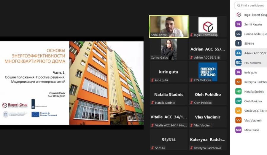 “Fundamentals of Energy Efficiency in Apartment Buildings” Discussed at the Third Training Session of the “Early Movers” Project