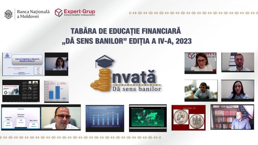 S-a încheiat cea de-a patra ediție a Taberei de educație financiară „Dă sens banilor”