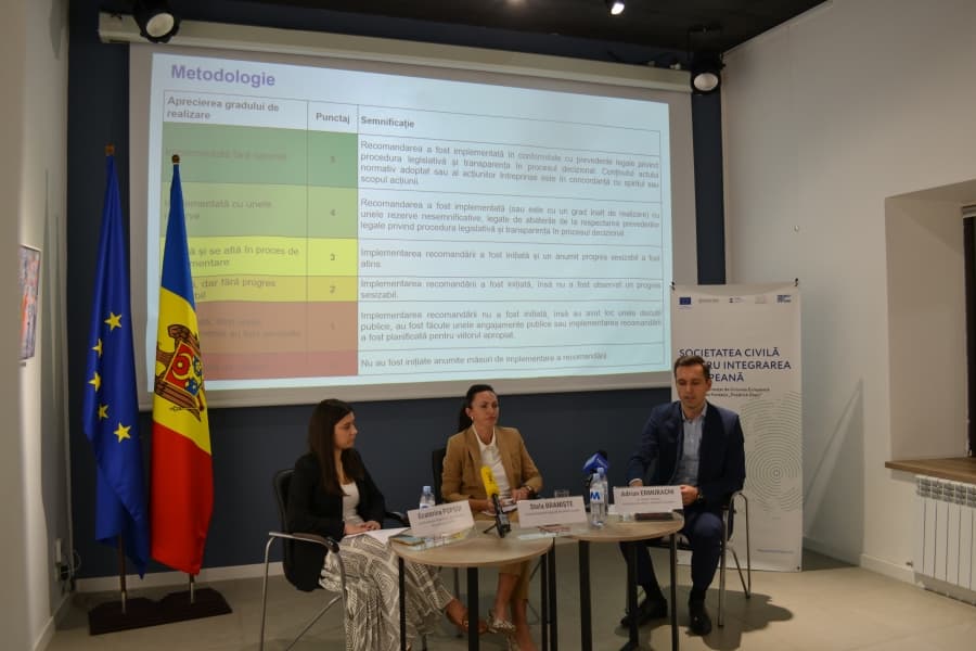 Club de presă: „Evaluarea progresului Republicii Moldova în implementarea recomandărilor Comisiei Europene din domeniul justiției în contextul procesului de aderare la Uniunea Europeană”