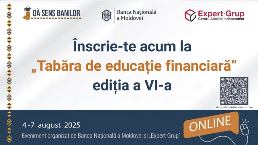 „Tabăra de educație financiară” – o inițiativă care conectează tinerii din toată Moldova