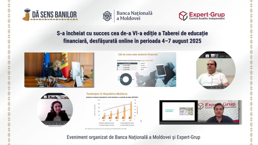 Cea de-a VI-a ediție a Taberei de educație financiară s-a încheiat cu succes