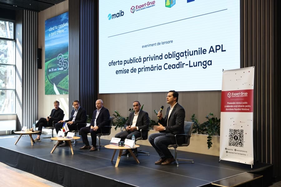 Ceadîr-Lunga lansează cea de-a treia emisiune de obligațiuni municipale și atrage 8 milioane de lei pentru proiecte locale