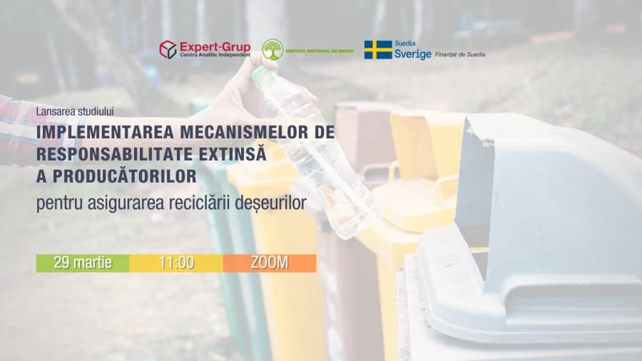 Study Launch: ”Implementation of Extended Producer Responsibility mechanisms to ensure waste recycling”
