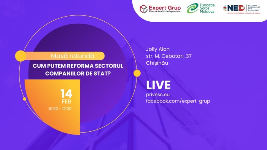 Masă rotundă: Cum putem reforma sectorul companiilor de stat?