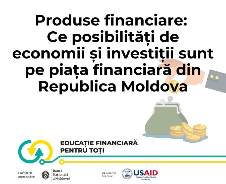 Financial products: savings and investment options on Moldova's financial market