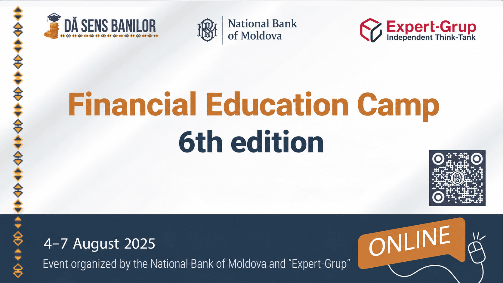 BNM and Expert-Grup launch the 6th edition of the Financial Education Camp for young people across the country