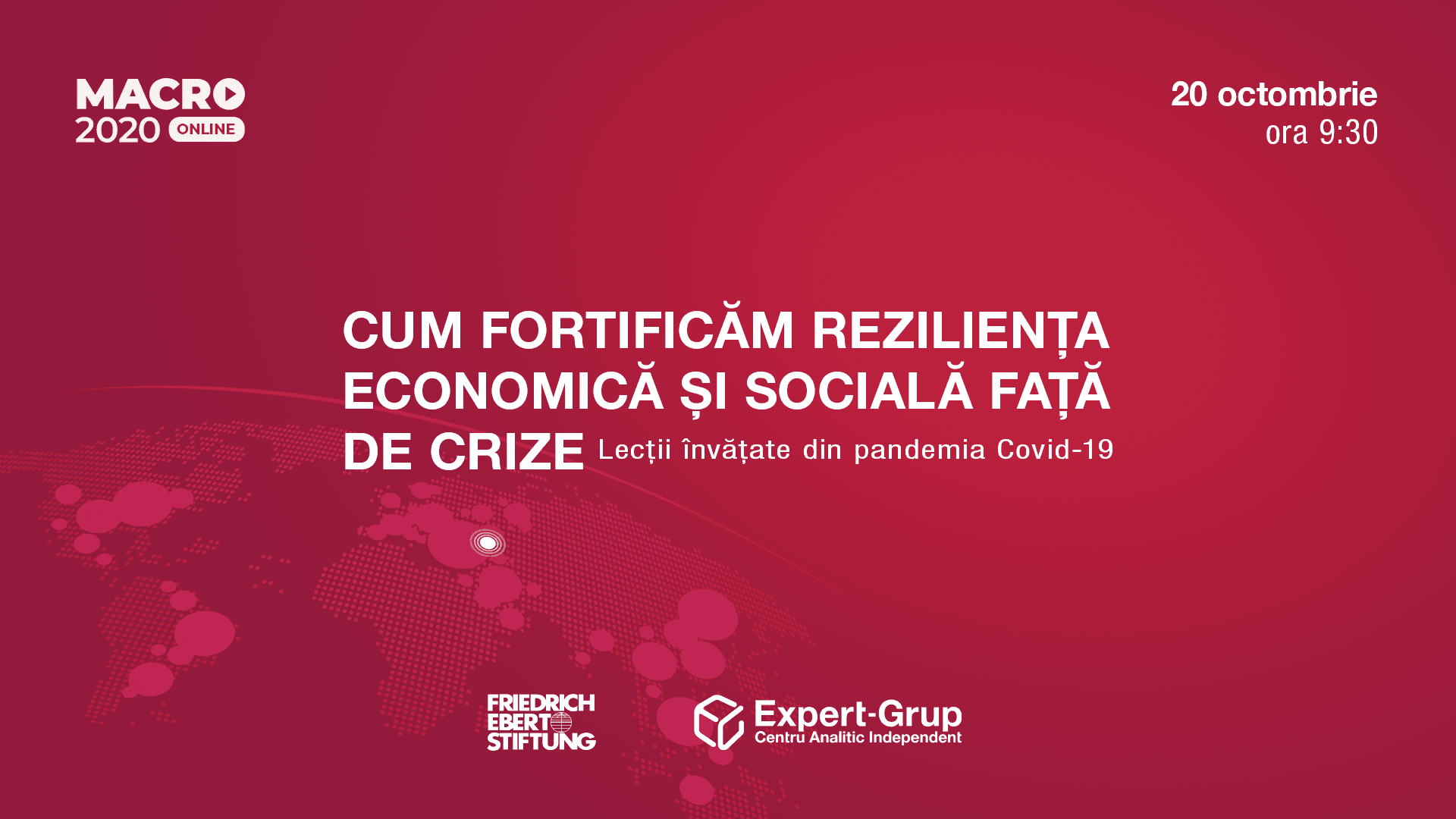 Conferința Internațională Anuală MACRO „Cum fortificăm reziliența economică și socială față de crize. Lecții învățate din pandemia Covid-19”, ediția a VIII-a